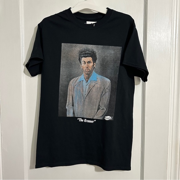 The Kramer Seinfeld T Shirt Black size Small - Picture 1 of 6